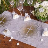 Decoration avec sachet pour dragee communion