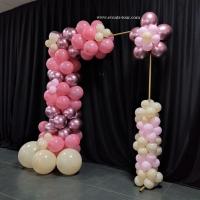 Arche de Ballon Organique Rose Gold