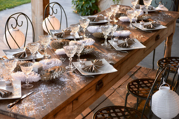 Decoration blanche