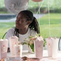 Decoration candy bar anniversaire princesse boite rose gold