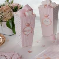 Decoration candy bar anniversaire princesse rose gold