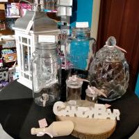 Decoration candy bar avec lettre en bois