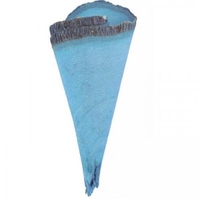 Décoration Champêtre avec mini cornet en bois bleu turquoise x30grs (x1) REF/3369