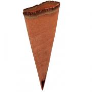 Décoration Champêtre avec mini cornet en bois chocolat x30grs (x1) REF/3369