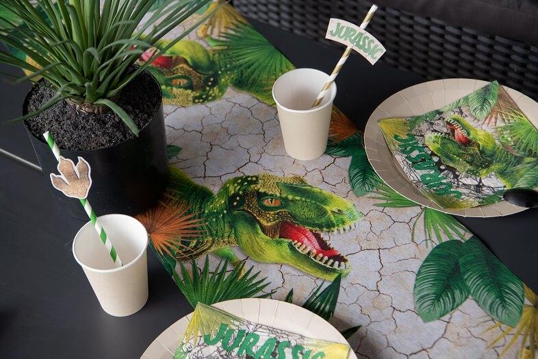 Service De Table Dino Rexi Pour Enfant - Vaisselle Bébé Avec Socle Antidérapant Assiette Tasse Gobelet