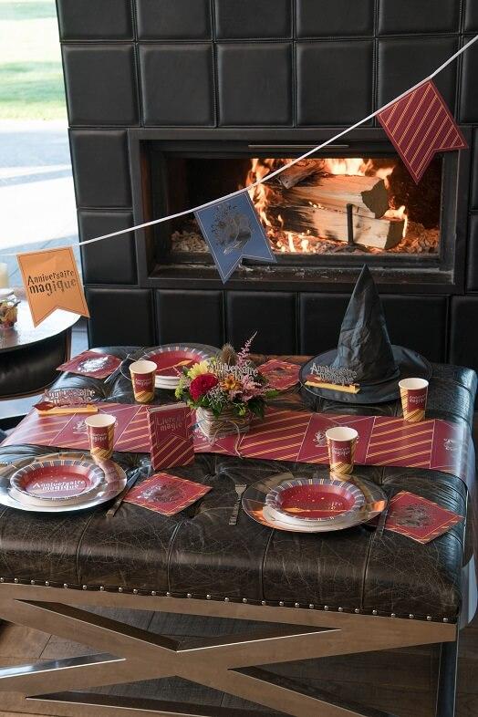 Decoration chemin de table l anniversaire d harry le sorcier