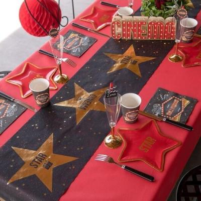 Serviette cinema festive