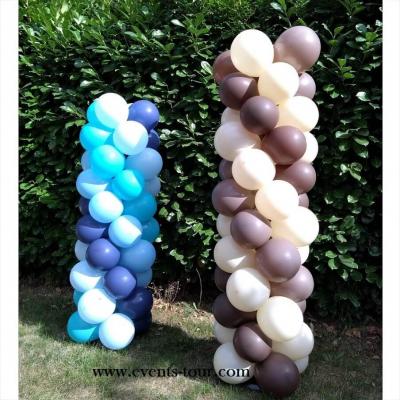 Décoration colonne de ballons en latex forme spirale REF/PES-332