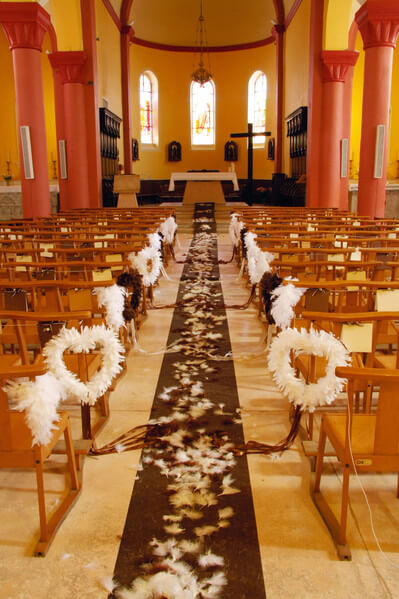 Decoration d eglise marron