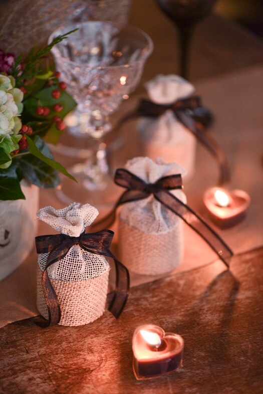 Decoration de dragee avec aumoniere 1