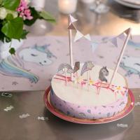 Decoration de gateau anniversaire licorne