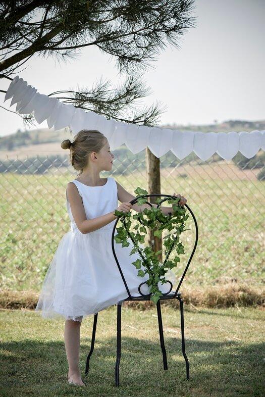 Decoration de mariage avec lierre