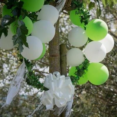 Decoration de table avec du lierre