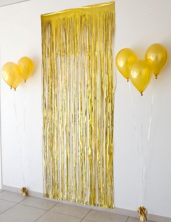 Decoration de porte dore or fete