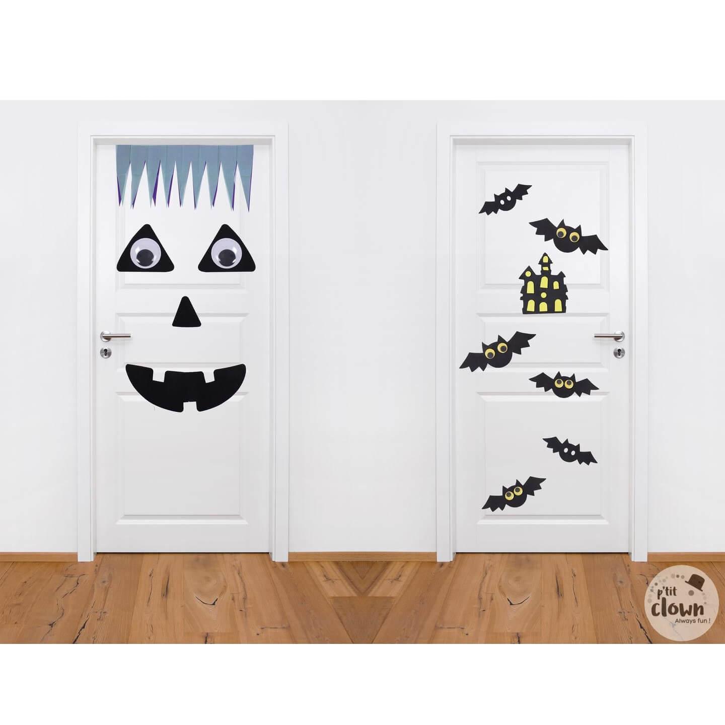 Decoration de porte halloween