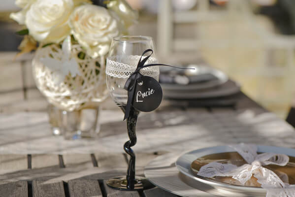 Decoration de ruban dentelle