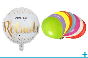 Decoration de salle avec ballon en latex et aluminium