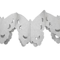 Decoration de salle elegante avec guirlande papillon blanche
