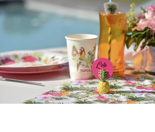 Decoration de table ananas