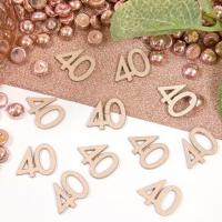 Decoration de table anniversaire rose gold 40 ans