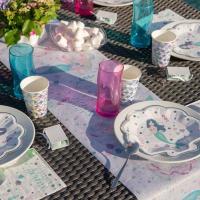 Decoration de table anniversaire sirene