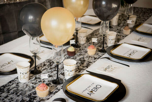 Decoration de table aperitive