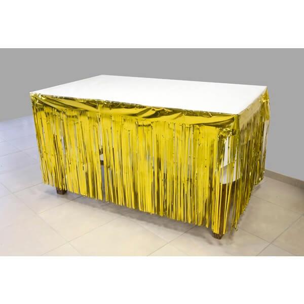 Lot De 4 Guirlandes De Franges Métalliques Brillantes De 3 M De Long Pour Décoration Murale De