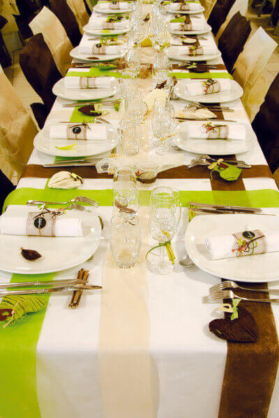 Decoration de table chocolat 1