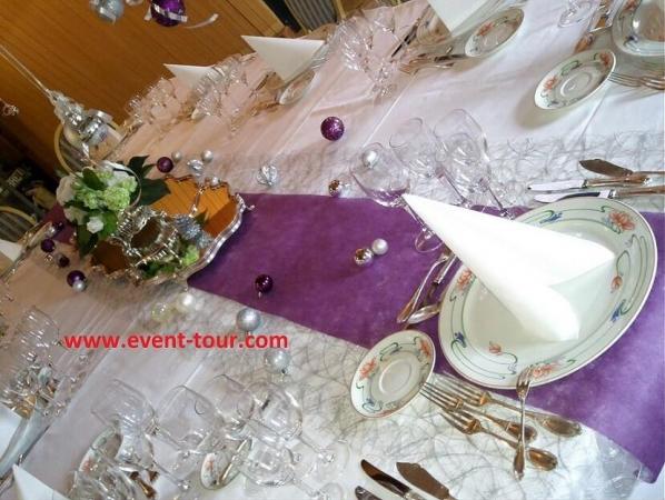 Decoration de table elegante bonne annee