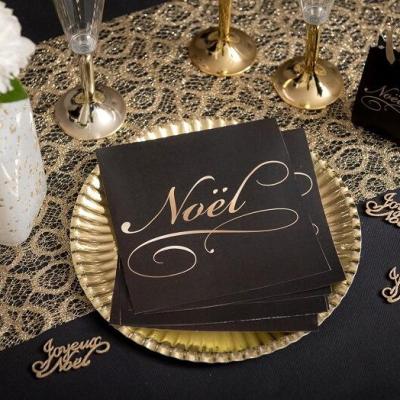 Decoration de table anniversaire doree