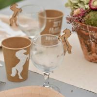 Decoration de table equitation cheval