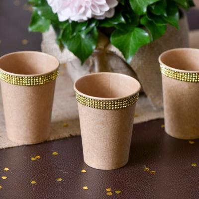Gobelet kraft en carton jetable