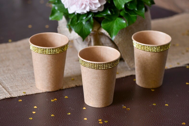 Decoration de table gobelet