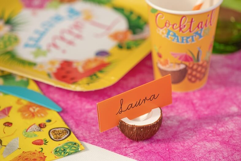 Decoration de table ile orange