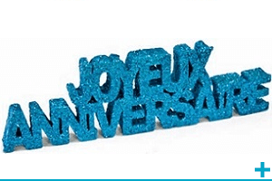 Decoration de table joyeux anniversaire