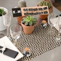 Decoration de table losange