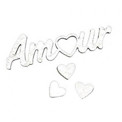 Decoration mariage lettre amour en bois