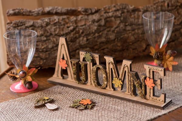 Decoration de table mariage automne