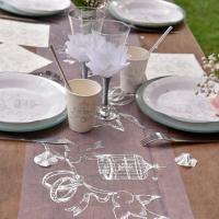 Decoration de table mariage elegante alliances