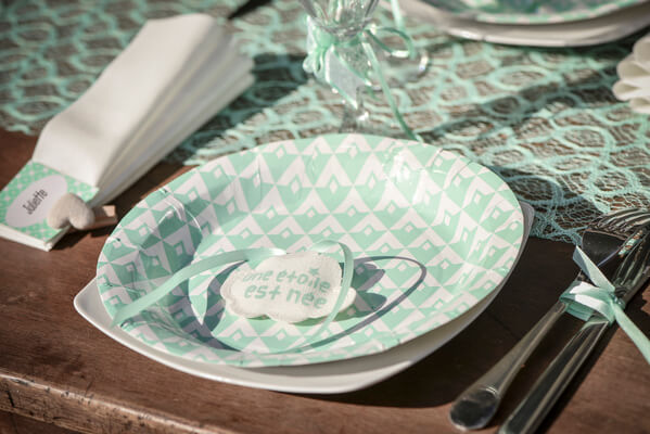 Decoration de table mint 1