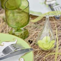 Decoration de table naturelle et vert