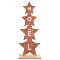 Decoration de table sapin de noel rose gold