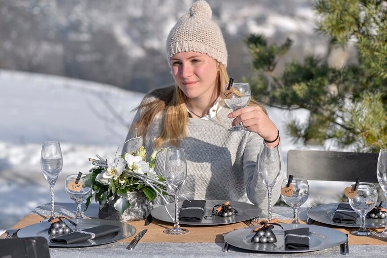 Decoration de verre mariage coeur avec marque place