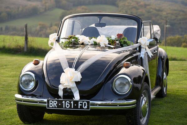 Decoration de voiture mariage