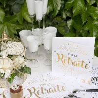 Decoration elegante vive la retraite