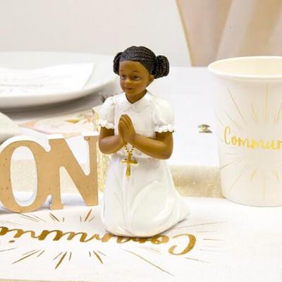 Figurine en resine communion fille