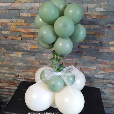 Decoration strucutre ballon latex fleur champetre