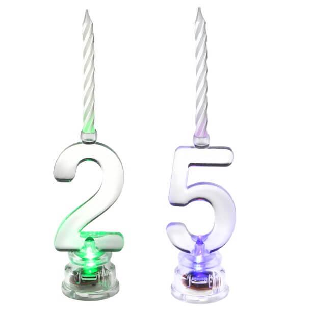 Bougie Led Chiffre 3 Anniversaire