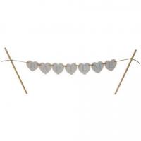 Decoration gateau bleu ciel pour bapteme en bois