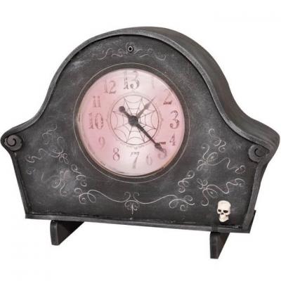 Décoration Halloween avec horloge vintage animée (x1) REF/17131